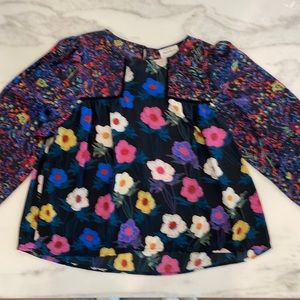 For the Republic black and bright top. Size M.